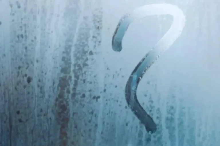 Condensation on a window